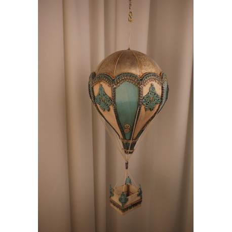 Azzurra Mongolfiera Vintage per Decorazione Casa